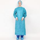 Blue SMMS Surgical Gown EN 13795 Sterile Gown With Ultrasonic Sewing